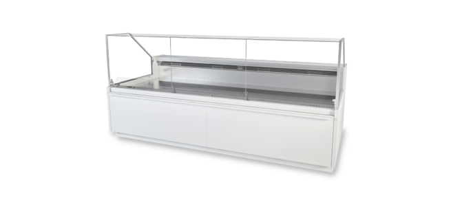 Chronos horizontal meat display by Columbia