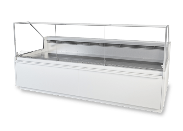 Chronos horizontal meat display by Columbia